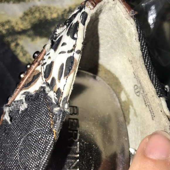 Bertinni denim and print heels size 11 - Picture 13 of 13
